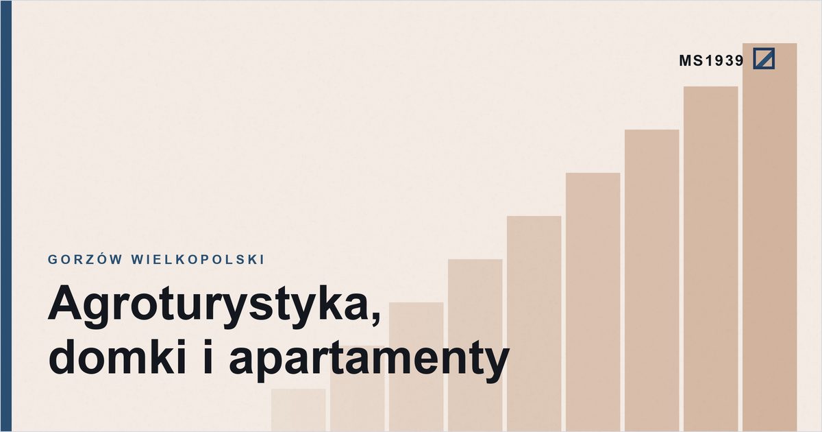 Grafika poglądowa kategorii agroturystyka, domki i apartamenty w Gorzowie Wielkopolskim
