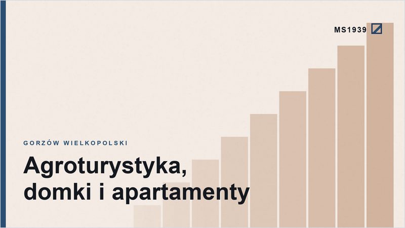 Grafika poglądowa kategorii agroturystyka, domki i apartamenty w Gorzowie Wielkopolskim