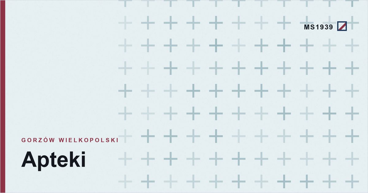 Grafika poglądowa kategorii apteki w Gorzowie Wielkopolskim