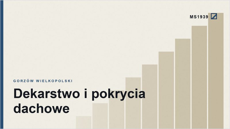 Grafika poglądowa kategorii dekarstwo i pokrycia dachowe w Gorzowie Wielkopolskim