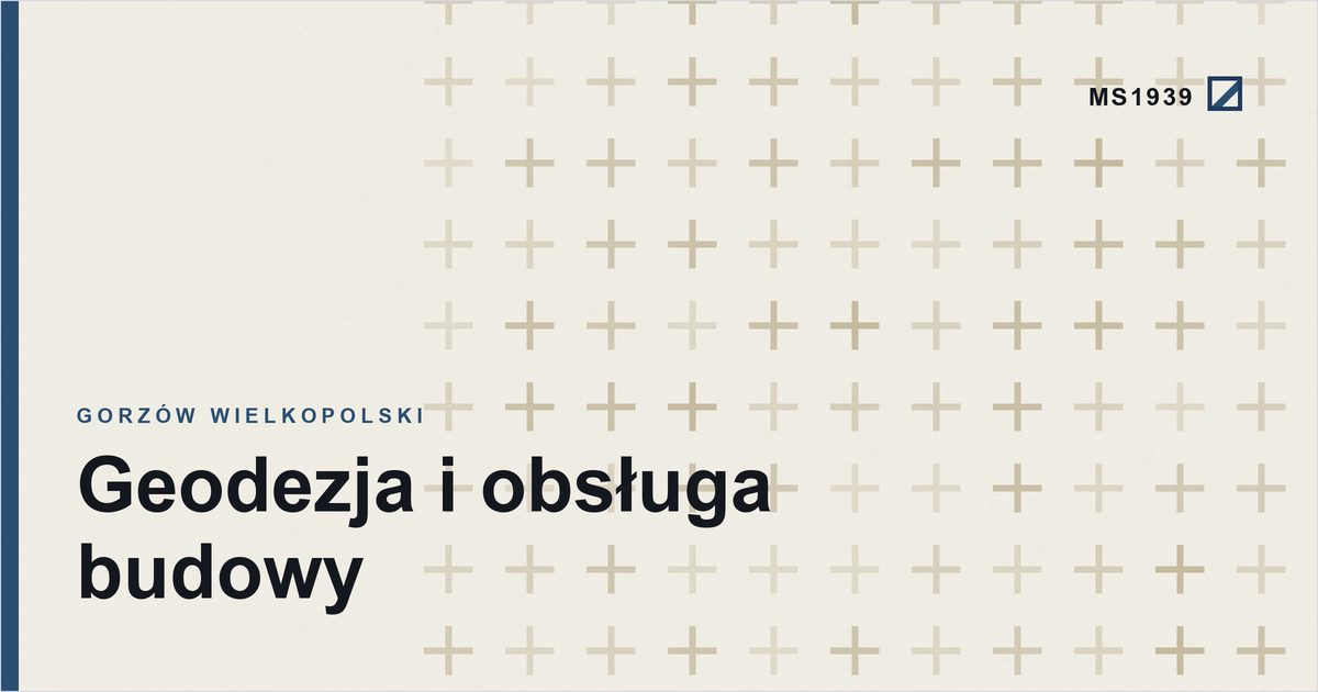 Grafika poglądowa kategorii geodezja i obsługa budowy w Gorzowie Wielkopolskim