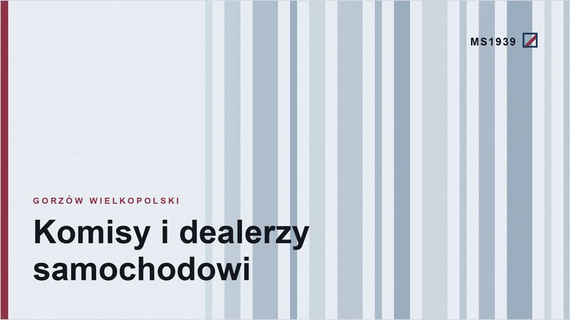 Grafika poglądowa kategorii komisy i dealerzy samochodowi w Gorzowie Wielkopolskim