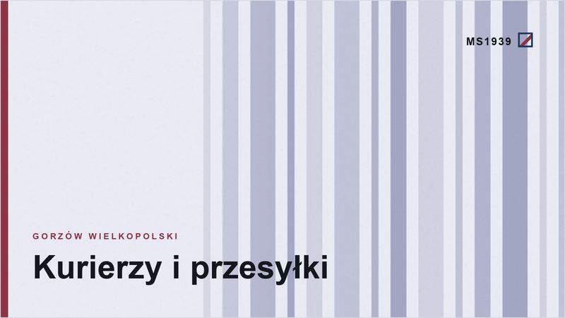 Grafika poglądowa kategorii kurierzy i przesyłki w Gorzowie Wielkopolskim