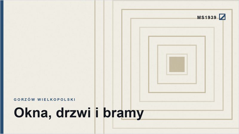 Grafika poglądowa kategorii okna, drzwi i bramy w Gorzowie Wielkopolskim