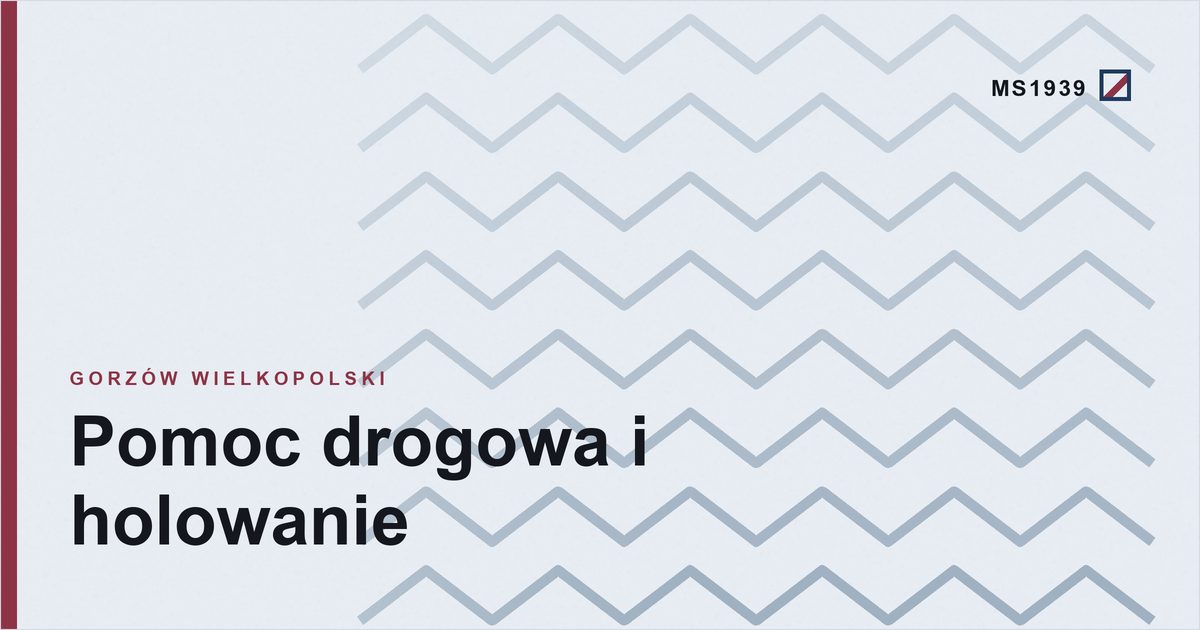 Grafika poglądowa kategorii pomoc drogowa i holowanie w Gorzowie Wielkopolskim