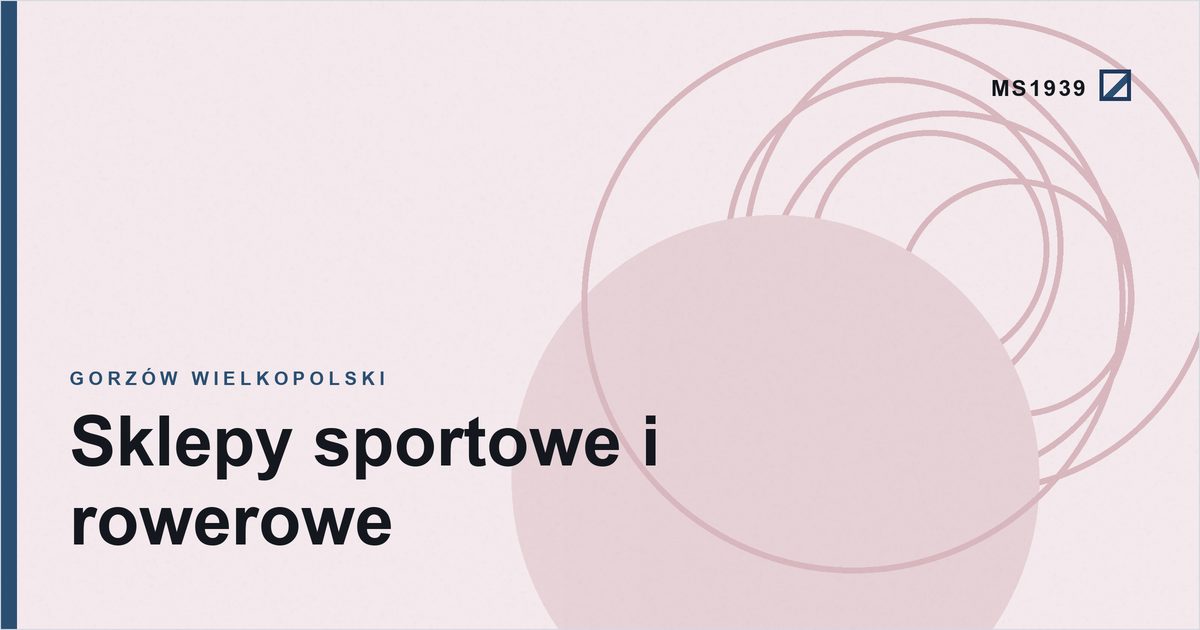 Grafika poglądowa kategorii sklepy sportowe i rowerowe w Gorzowie Wielkopolskim