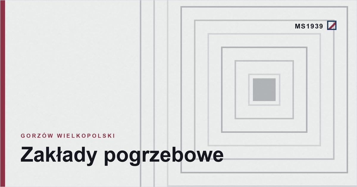 Grafika poglądowa kategorii zakłady pogrzebowe w Gorzowie Wielkopolskim